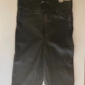 Zara Pleather Skinny Pants